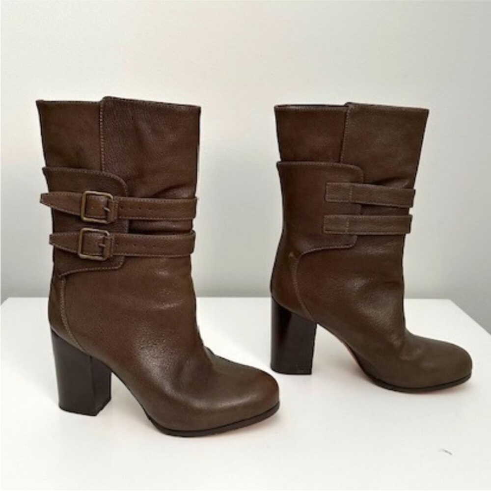Vanessa Bruno Dark Brown Heeled Boots